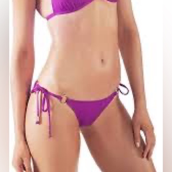 NWT Voda Swim Hoop String Bikini Bottom, L - Picture 3 of 13